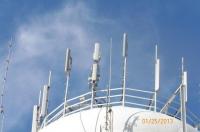 Broadcast receivers on tower