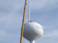 Working on water tower